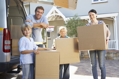 Local moving service team preparing a move in Croydon