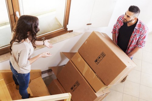 Digital logistics and tracking systems used in office moves